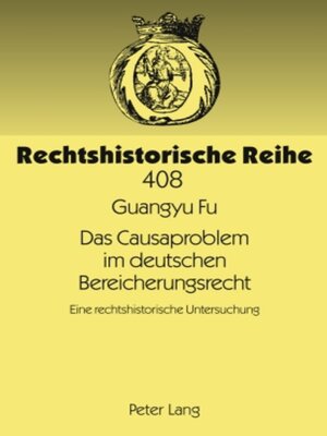 cover image of Das Causaproblem im deutschen Bereicherungsrecht